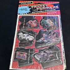 Vintage 80’s Diamond Toy Maker TRANSFORMERS Switchable Sticker Sheet - Style 2 picture