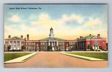Pottstown PA-Pennsylvania, Junior High School Building, Antique Vintage Postcard picture