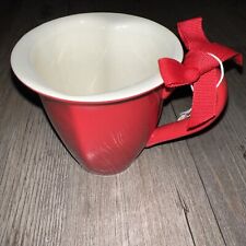 NEW Hallmark A Cup Of Love Red Heart Shaped Coffee Tea Mug Unique Gift picture