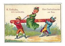 c1887 Trade Card F. Terlinden Pure Confectioneries & Toys, picture