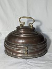 Antique Portable Dutch Copper Carriage Foot Warmer  c. late 1800s - early 1900s picture