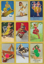 9 Vintage Gil Elvgren Pinup Playing Cards Mint or Near Mint  1940s-1960s Sexy picture