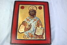 Vtg German Russian Icon Orthodox Painting Gerta Wagner Wohlfarter  picture