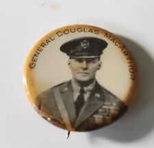 Rare General Douglas McArthur Pinback Button picture