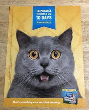FRESH STEP - Funny Cat -  Magazine Full Page Print Ad Clipping picture
