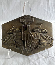 Harley-Davidson VTG ‘92 Rare Genuine Belt Buckle Brass HD EAGLE  -No Box picture