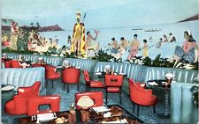 Aloha Room, Heathman Hotel, Portland, Oregon - Vintage Chrome Postcard - Mural picture