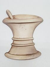 Vintage Pharmacy Decor Cast Aluminum Mortar And Pestle By  Midwest Wall Hanger picture