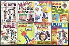 MAD Magazine Super Specials LOT 45 58 59 60 63 + CRACKED Vintage 1986 1987 1988 picture