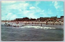Postcard Cape May NJ beach 1969 B138 picture