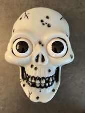 Playtronix Skeleton Halloween Sensor Activated Talking Skull 10.25 X 7.25 Works picture