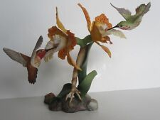 RARE 1993 Limited Ed. Boehm Rufous Hummingbird w/ Orchids Figurine, 40440 picture