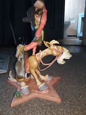 WDCC Melody Time Pecos Bill And Widowmaker With Box And COA MINT picture
