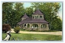 1911 Main Pavilion Forest Park Springfield Massachusetts MA Antique Postcard picture