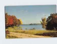 Postcard Beautiful Autumn Lakeside picture