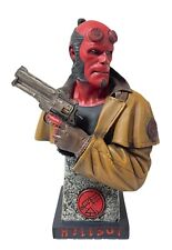HELLBOY Sideshow Collectibles HELLBOY 6.5 POLYSTONE Mini Bust 2004 DVD Exclusive picture