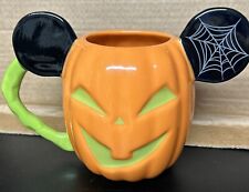 Disney Mickey Halloween two-sided jack-o’-lantern mug picture