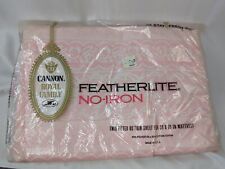 Cannon Royal Family Twin Fitted Bottom Sheet Pink Sealed picture