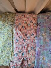 lot of 3 vintage hand sewn apron smocks cottagecore MCM retro housewife picture