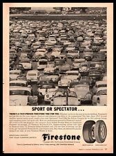 1961 Firestone Tire DeLuxe Champion Super Sports 170-T Tires Vintage Print Ad picture