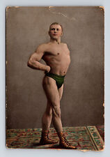 Rusian Wrestler Georg Lurich Strongman Champion of the World Postcard picture