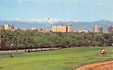 Denver CO Colorado Skyline City Park Golf Course Vtg Postcard D18 picture
