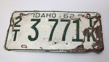 1962 Idaho License Plate Vintage picture