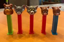 Older MGM Set Of 5 Pez Dispensers-Spike B, Tuffy A, Tom B Two Different Tyke B’s picture