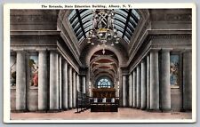 Rotunda State Education Building Albany New York Interior Government Postcard picture