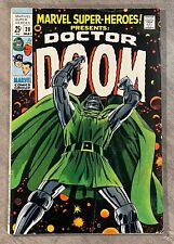 MARVEL SUPER-HEROES #20-MAY 1969-KEY-FIRST SOLO DOCTOR DOOM-CLASSIC G/VG picture