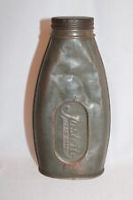 VINTAGE COAL MINERS JUSTRITE CARBIDE CAN-TIN-FLASK-PERSONAL CARRY picture