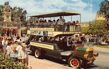 Disneyland Postcards       Disneyland  Omnibus  Doubledecker Bus picture
