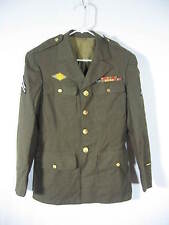 WWII US Army Corporal Western Pacific Wool Serge OD Service Coat 36R 1943 (G2) picture