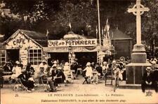 RARE VINTAGE POSTCARD- LE POULIGUEN- FERDINAND'S CAFE DE LA POTINNIERE BK29 picture