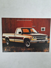 Original NOS 1988 Chevrolet Silverado Full-Size Pickup Advertising Postcard OBS picture