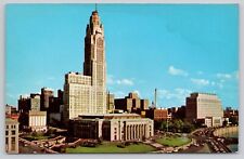 City Hall With Le Veque-Lincoln Tower Columbus Ohio Vintage Postcard picture