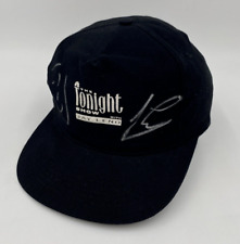 The Tonight Show Hat with Jay Leno Autographed Black Baseball Cap Signature picture