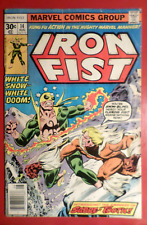 Iron Fist 14 1st Sabertooth Key Bronze Age comic  1977 G/VG picture