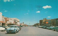 1957 Killeen Texas, Main St. Near Fort Hood, Storefronts, '50s Autos, 1100 picture