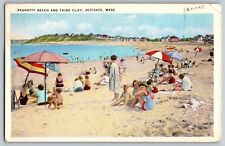 Scituate, Massachusetts - Peggotty Beach and Third Cliff - Vintage Postcard picture