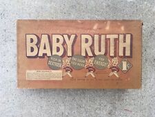 RARE 1cent Baby Ruth countertop advertising display copywrt 1936 3 cheerleaders picture