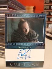 Game Of Thrones Art & Images Paul Kaye Autograph Card as Thoros Of Myr 2023 BL  picture