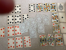 19TH CENTURY DE LA RUE NO INDICE BEZIQUE PLAYING CARDS 30/32 picture