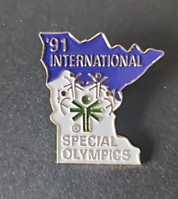 Vintage 1991 Minnesota International Special Olympics Pin picture