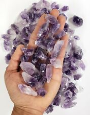 AMETHYST CRYSTAL SMALL POINTS & CHUNKS BULK WHOLESALE HEALING CRYSTALS picture