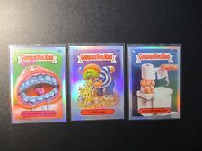 3x 2022 Topps Chrome Garbage Pail Kids S5 Refractor Lot (Willie W/Luke P/Ruthie) picture