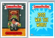 2022 Topps Garbage Pail Kids GPK '2022 Was the Worst' Protesting PATTI #5 MINT picture
