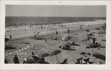 RPPC c1940s Carpinteria California beach swimmers EKC photo postcard E680 picture