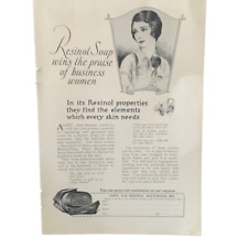 Vintage 1927 Reainol Soap Praise of business Women Ad Advertisment picture