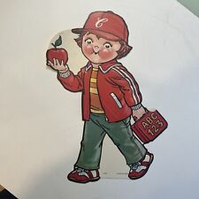 1984 Campbell's Soup Lithograph Advertising Little Boy Back To School  Blemish picture